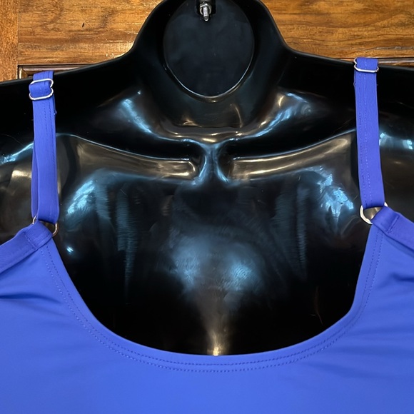 Royal Blue Jantzen One Piece Swimsuit - Picture 7 of 11